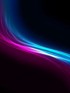 Preview wallpaper wavy, connection, light, colorful