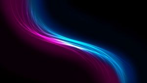 Preview wallpaper wavy, connection, light, colorful