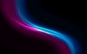 Preview wallpaper wavy, connection, light, colorful