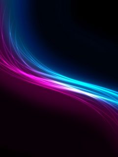 Download wallpaper 240x320 wavy, connection, light, colorful old mobile,  cell phone, smartphone hd background