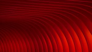Preview wallpaper wavy, ribbed, surface, red