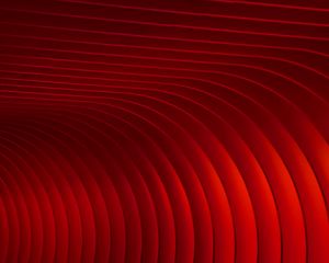 Preview wallpaper wavy, ribbed, surface, red