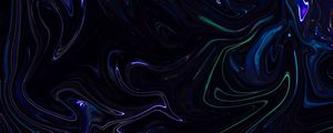 Preview wallpaper wavy, viscous, thick, abstraction