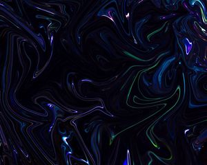 Preview wallpaper wavy, viscous, thick, abstraction