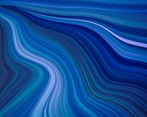 Preview wallpaper wavy, waves, blue, abstraction