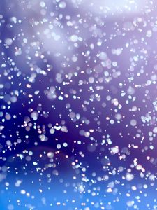 Preview wallpaper weather, june, snow, purple, blue