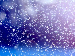 Preview wallpaper weather, june, snow, purple, blue