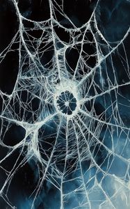 Preview wallpaper web, art, blue, white