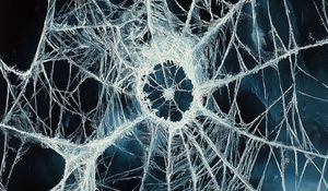 Preview wallpaper web, art, blue, white