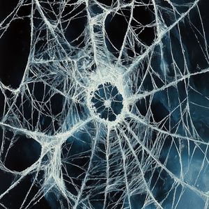 Preview wallpaper web, art, blue, white