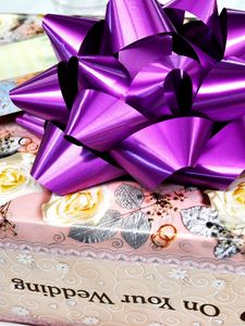 Preview wallpaper wedding gift, ribbon, packaging, label, ring
