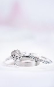 Preview wallpaper wedding rings, rings, love, wedding