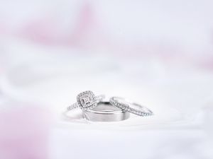 Preview wallpaper wedding rings, rings, love, wedding