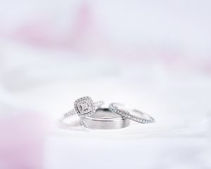 Preview wallpaper wedding rings, rings, love, wedding