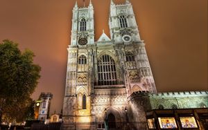 Preview wallpaper westminster, westminster abbey, houses