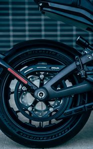 Preview wallpaper wheel, motorcycle, bike, black, side view