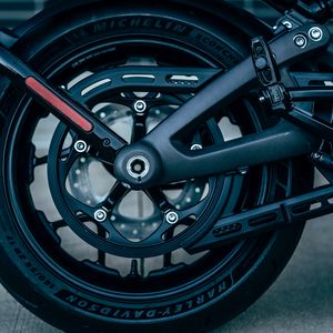 Preview wallpaper wheel, motorcycle, bike, black, side view