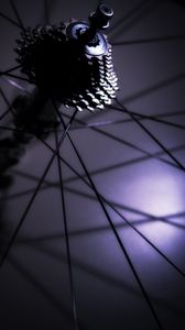 Preview wallpaper wheel, spokes, dark, shadow