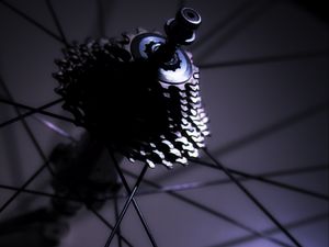 Preview wallpaper wheel, spokes, dark, shadow