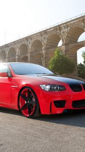 Preview wallpaper wheels, e92, bmw, m3, coupe, red