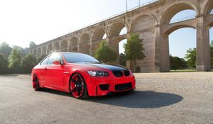 Preview wallpaper wheels, e92, bmw, m3, coupe, red
