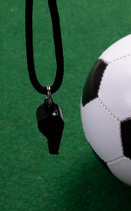 Preview wallpaper whistle, ball, football, sport