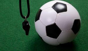Preview wallpaper whistle, ball, football, sport