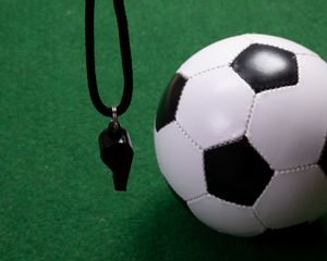 Preview wallpaper whistle, ball, football, sport