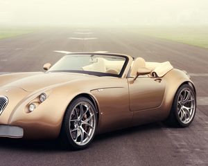 Preview wallpaper wiesmann roadster mf5, wiesmann auto-sport, convertible, side view