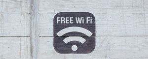 Preview wallpaper wifi, inscription, surface