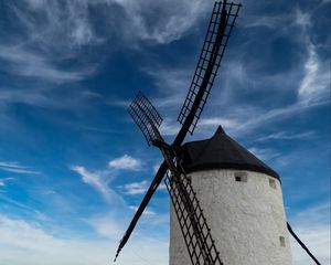 Preview wallpaper windmill, mill, sky