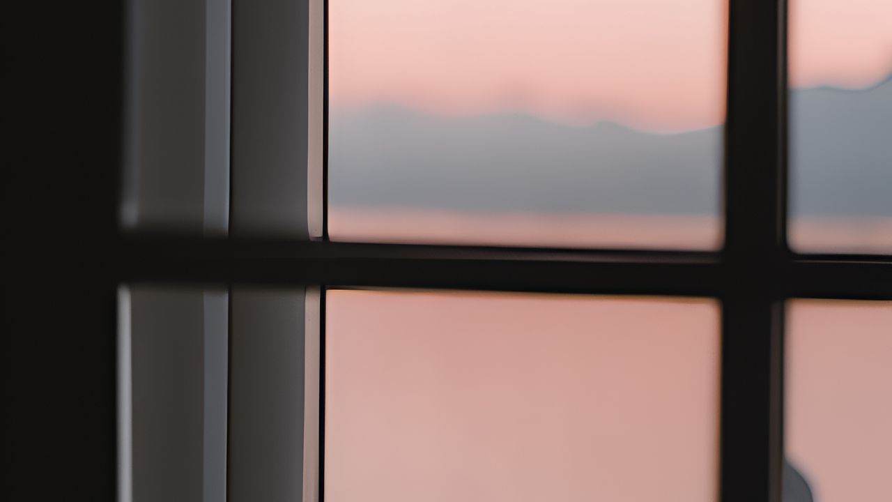 Wallpaper window, blur, stripes