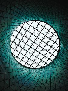 Preview wallpaper window, building, architecture, round, grid