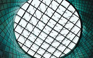 Preview wallpaper window, building, architecture, round, grid