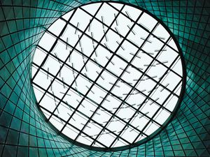 Preview wallpaper window, building, architecture, round, grid