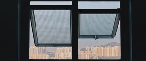 Preview wallpaper window, city, view, dark