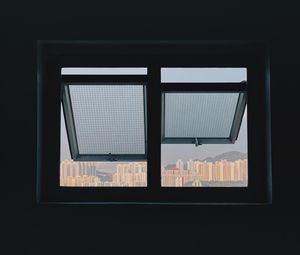 Preview wallpaper window, city, view, dark