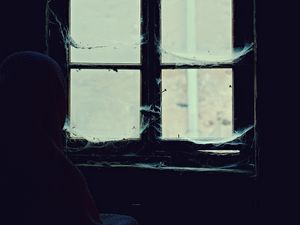 Preview wallpaper window, cobweb, loneliness, abandoned, alone, hopelessness