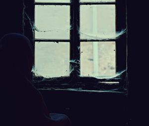 Preview wallpaper window, cobweb, loneliness, abandoned, alone, hopelessness