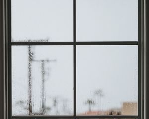 Preview wallpaper window, drops, glass, frame