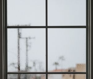 Preview wallpaper window, drops, glass, frame