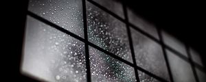 Preview wallpaper window, drops, macro, dark, blur