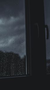 Preview wallpaper window, drops, rain, blur