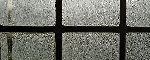 Preview wallpaper window, glass, drops, rain, dark