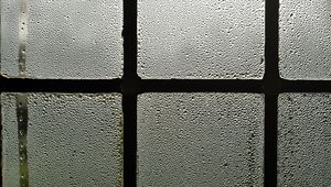 Preview wallpaper window, glass, drops, rain, dark