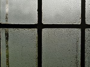 Preview wallpaper window, glass, drops, rain, dark