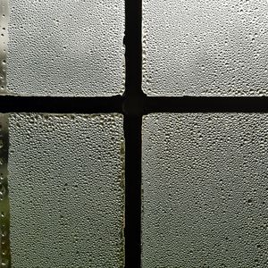 Preview wallpaper window, glass, drops, rain, dark