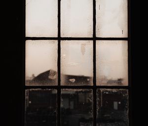 Preview wallpaper window, glass, view, dark