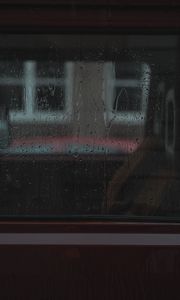Preview wallpaper window, glass, wet, drops, rain