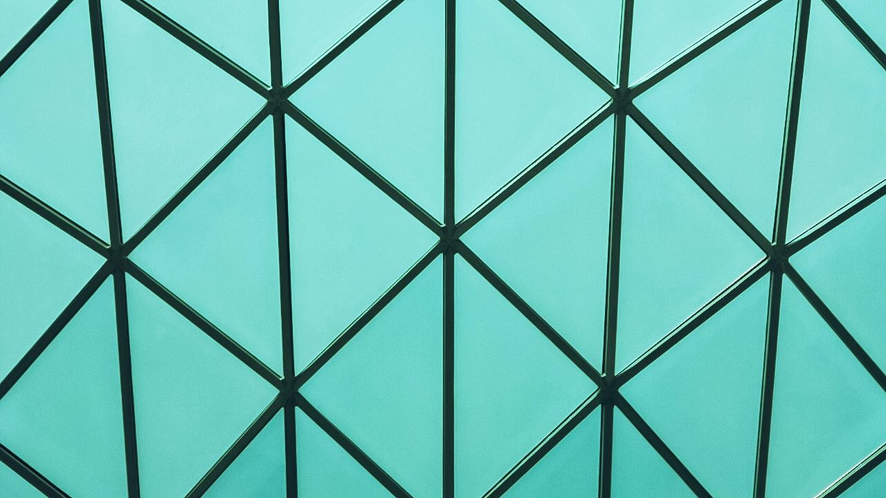 Wallpaper window, lattice, glass, texture, blue